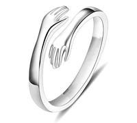 Tinkber 1 Articulo Ajustables Anillos de Abrazos, Anillos de Abrazo para Mujeres, Anillo de Abrazo, Anillo de Abrazo de Amigo, Anillo de Abrazo Personalizado, para Niñas y Mujeres