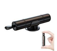 Tinkber 1 Uds Martillos de Seguridad Automóvil, Martillo de Seguridad, Rompe Cristales, Martillo de Seguridad para Escape de Rompeventanas, para Herramienta de Escape de Coche (Negro, Viene con Base)