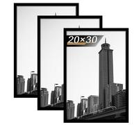 Tinkeps Marcos 20x30 cm Negro, Juego de 3 Unidades. Este marco de fotos de 20 x 30 cm está fabricado con material de madera y es ideal para colocar fotos, imágenes y pósteres.