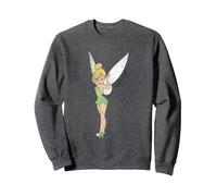 Tinker Bell Classic Sudadera, Unisex para adultos, Jaspeado Oscuro, XXL