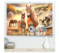 Tinker Träume - Ein Jahr auf zauberhaften Weiden (hochwertiger Premium Wandkalender 2026 DIN A2 quer), Kunstdruck in Hochglanz: Ein Jahr mit Tinkern in Zauberwelten