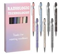 Tinlade 7 bolígrafos divertidos de Rad Tech Gifts 7 Days of the W on | Bolígrafos inspiradores de afirmación diaria de 7 colores, regalos de agradecimiento para estudiantes tecnólogos radiológicos