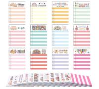 Tinlade Paquete de 12 blocs de notas pequeños para la semana del consejero escolar, regalos de agradecimiento para el personal, bloc de notas de escritorio para oficina, escuela, profesores