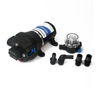 TINMAGI 12V DC Bomba de Agua Automática, Bomba de Diafragma de Agua de Alta Presión, Bomba de Refuerzo 35 Psi, 2,4 Bar, 95W, 12,5 Lpm/min, Autocebante, para Caravanas, Lavado, Barcos y Jardines