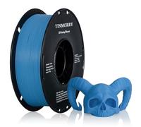 TINMORRY fibra de vidrio filamento PETG 1,75mm, Filamento de impresión 3D PETG-GF de alta resistencia al impacto, Compatible con la impresora 3D FDM de Bambu Lab, 1 KG 1 Bobina, Azul esmerilado
