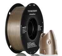 TINMORRY Filamento PETG metálico de 1.75 mm, filamento de impresión 3D PETG rápido, PETG con un caudal rápido, compatible con impresora 3D Bambu Lab FDM, carrete de 1 kg y 1 carrete, dorado champán