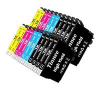 Tinnee 20X Compatible Epson WF2840 Multipack Cartuchos de Tinta Compatible para XP-2150 XP-3100 XP-3150 XP-2155 WF-2820DWF XP-4100 XP-2105 XP-4150 WF-2840DWF WF-2870DWF
