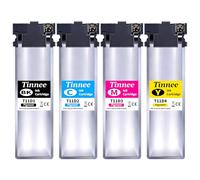 Tinnee 4X T11D1-T11D4 Multipack Cartuchos de Tinta Compatible para Cartucho Epson T11D1 T11D2 T11D3 T11D4 para Epson Workforce Pro WF-C5390DW WF-C5890DWF WF-C5390DN WF-C5390DW Bam WF-C5890DW Bam