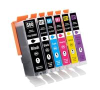 Tinnee Cartuchos 580XXL 581XXL Compatible con Canon PGI-580 XXL Canon CLI-581 XXL para Pixma TR7500 TR7550 TR8500 TR8550 TS6100 TS6150 TS6151 TS6200 TS6250 TS6251 TS6350 TS6351 TS705 TS9540 TS9550