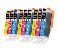 Tinnee CLI-526XL Cartuchos de Tinta de Repuesto para Canon 526XL Canon CLI-526 XL Cartuchos para Pixma IP4850 IP4950 IX6550 MG5140 MG5150 MG5240 MG5250 MG5340 MG5350 MX715 MX885 MX895