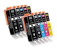 Tinnee PGI-525XL CLI-526XL Cartuchos de Tinta de Repuesto para Canon 525XL Canon CLI-526XL Cartuchos para Pixma IP4850 IP4950 IX6550 MG5140 MG5150 MG5240 MG5250 MG5340 MG5350 MX715 MX885 MX895