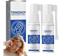 Tinnidrop - Aerosol para alivio de tinnitus, alivio de tinnitus para oídos zumbidos, spray de cuidado de limpieza de cerumen, dispositivo de alivio de tinnitus, mejora el spray de restauración
