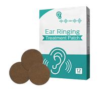 Tinnitus Ear Patch,Parche para el Oído del Tratamiento,Parche de Alivio de Tinnitus,Parche para el Tratamiento del Alivio del Tinnitus para Proteger el Oído,Pegatina Para la Pérdida Auditiva 12PC