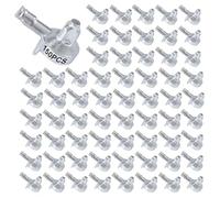 Tinoaly 150uds Clavijas de Estantería, Pasadores de Soporte Estante Aleación Compatibles con la Estantería IKEA Billy Pieza 131372 para Estanterías Gabinete Accesorios Repuesto