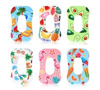 Tinoaly 24pzs Impermeables Parches Adhesivos para Dexcom G6, Transpirables Protector Sensor Adherente Piel Resistentes al Sudor Pegatinas Universales Cubierta para Sensor (6 Diseños Divertidos Verano)