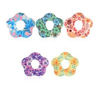 Tinoaly 40uds Parches Adhesivos para Dexcom G7, Cubiertas Impermeables y Resistentes al Sudor para Sensores CGM Parches de Cinta Adhesiva con Estampado Floral Compatibles con Dexcom G7 (5 Estilos)