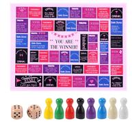 Tinoaly Juegos de Beber Adultos, Tapete de Juego Mesa 40 x 30 cm para 2 a 8 Jugadores Mayores 21 Años Divertidos Artículos para Despedidas Soltera en la Playa