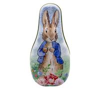 Tinplate Easter Candy Box, portátil Chocolate Storage Organizer, Vintage Bunny Pattern Container with Lid, Lightweight Metal Candy Box, Easter Basket Treat Storage for Kids Children Boys Girls