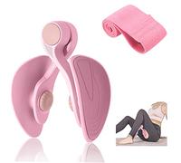 TINRIEF Ejercitador de Piernas Suelo Pelvico 16KG Ejercicio Gimnasio en Casa Maquina Multifuncion Musculacion Deporte Fitness Gluteos Kegel Fortalecedor Tronco Propioceptivo Abdominales (Rosa)