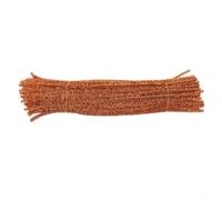 Tinsel Sparkle - Limpiadores de tuberías (100 unidades, 30 cm), purpurina | Tallos de chenilla para decoraciones de Navidad, proyectos de arte y manualidades, fabricación de adornos navideños (naranja)
