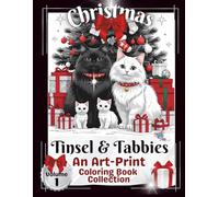 Tinsel & Tabbies: A Christmas Art Print Coloring Book Collection (Seasons of Celebrations)