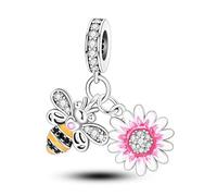 TINSLO Charms Abalorios Colgante para mujer, plata de ley 925, compatible con pulseras y collares Pandora, compatible con pulseras europeas para mujeres y niñas
