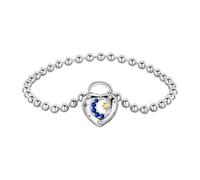 TINSLO Pulsera para mujer de plata de ley 925, pulseras con cierre de corazón, pulsera de serpiente, pulsera de eslabones para San Valentín, día de la madre, cumpleaños, Navidad, regalo para mujeres