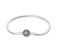 TINSLO Pulsera para mujer de plata de ley 925, pulseras con cierre de corazón, pulsera de serpiente, pulsera de eslabones para San Valentín, día de la madre, cumpleaños, Navidad, regalo para mujeres