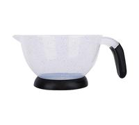 Tint Color Mixing Bowl - Hair Dye Mixing Bowl with Suction Cup, Transparent Purple | Deep Capacity, Accurate Ratio Measurement, Anti-Slip Hair Colour Mixings Tool for Salon and Home