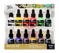 Tinta acr lica Mont Marte Premium, 12 unidades x 20 ml (0,7 onzas l quidas estadounidenses) Tinta acr lica