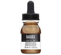 Tinta acr?lica profesional Liquitex, frasco de 30 ml (1 oz), bronce intenso iridiscente