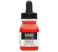 Tinta acr lica profesional Liquitex, frasco de 30 ml (1 oz), color rojo naftol claro