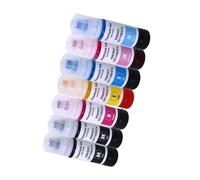 Tinta Apta for Epson 056 057 107 Tinte L8050 L8058 Transparente | Tinta apta for impresora Epson 056 057 107 Dye L18050 L18058 ET-18100, recarga de impresión transparente(1SET 2BK CMY LC LM)