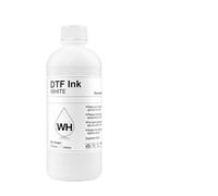 Tinta Blanca DTF de 500ml, Tinta ecológica DTF Compatible con L1800 L800 L805 I3200 7880 1390, Impresora modificada, película de Transferencia Directa DTF, película Pet WH