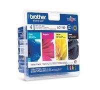 TINTA BROTHER LC-1100VALBP PACK MULTICOLOR BK/C/M/Y