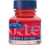 Tinta caligr fica Winsor & Newton, botella de 30 ml (1 oz), color escarlata