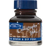 Tinta caligr fica Winsor & Newton, botella de 30 ml (1 oz), color sepia