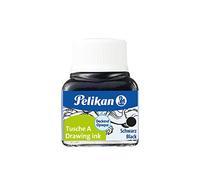 Tinta china pelikan negra bote de 10 ml (Paquete de 6)