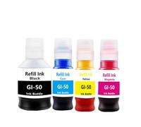 Tinta Compatible con Canon GI-50 para GI-10 GI-20 GI-30 GI-40 GI-60 GI-70 GI-90 G5010 G6010 GM2010 G5020 G6020 G6030(4pcs)