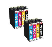 Tinta Compatible T502XL, Compatible con Epson XP-5100 WF-2860DWF | T502XL/502, Compatible, for Series XP-5100/XP-5105/WF-2860DWF/WF-2880, Verificar(8pcs-2SET)