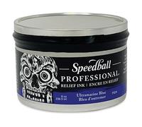 Tinta de alivio profesional Speedball azul ultramarino 8OZ