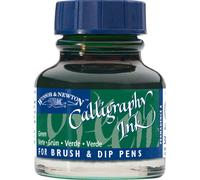Tinta de caligraf a Winsor & Newton, 30 ml (1 oz), color verde botella