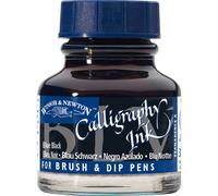 Tinta de caligraf a Winsor & Newton, botella de 30 ml (1 oz), azul y negra