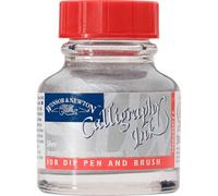 Tinta de caligraf a Winsor & Newton, botella de 30 ml (1 oz), color plata