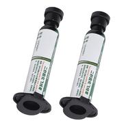 Tinta De Curado UV, 2 Piezas 10 Cc Máscara De Soldadura De Curado UV Tinta PCB BGA Reparación Pintura Resistente Secado Rápido En 2 Segundos, Para Placa De Circuito, Reparación Electrónica(Blanco)
