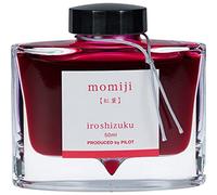 Tinta de Pluma Fuente PILOT Iroshizuku, Momiji, Hojas de Otoño (Rojo) 50ml - Ideal para Escritura y Dibujo Artístico