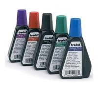 Tinta de recarga a base de agua de 5 colores para sellos y almohadillas autoentintables Ideal/Trodat
