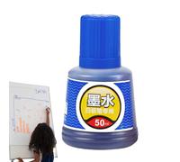 Tinta de repuesto de color para rotulador, tinta de recarga de bolígrafo de pizarra blanca, 50 ml, líquido de recarga de marcador de pizarra blanca, suministros de papelería para adolescentes