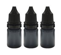 Tinta de sello de secado rápido, 3 x 10 ml, de impresión sensible a la luz, tinta de recarga resistente a las manchas para documentos, accesorios prácticos sobres | Accesorios líquidos