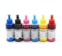 Tinta de sublimación de 100 ml compatible con WorkForce WF-3620 WF-3640 WF-7010 WF-7110 WF-7210 WF-7510 WF-7520 WF-7610 WF-7620 WF-7710 Tinta de transferencia de calor a color para impresora(1set)